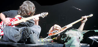 Edward Van Halen's son joined his father for the solo