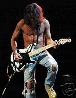 Edward Van Halen playing this custom guitar