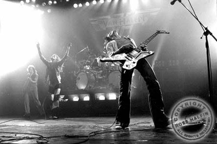 Van Halen in the early eighties, as seen by Ross Halfin