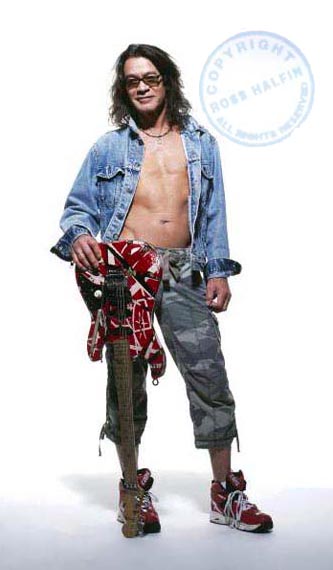Edward Van Halen, as seen by Ross Halfin